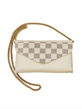 Louis Vuitton Leather Repurposed on Ivory Convertible Bum/Belt/Crossbody Bag